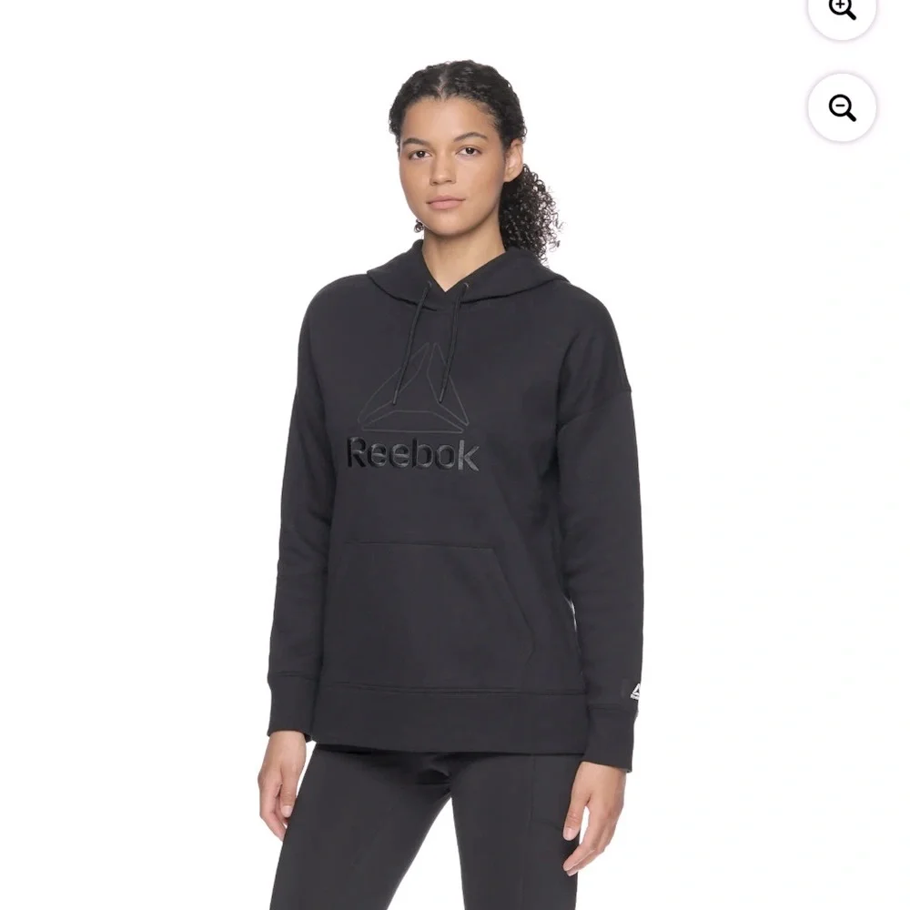 REEBOK Black Hoodie NWT - Picture 2 of 10